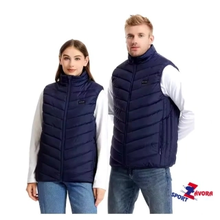 Teplá unisex vyhřívaná vesta